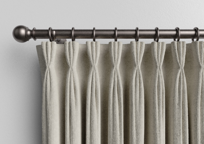 William Morris At Home Lodden Embroidery, Chalk - Made to Measure Curtains - Image 11